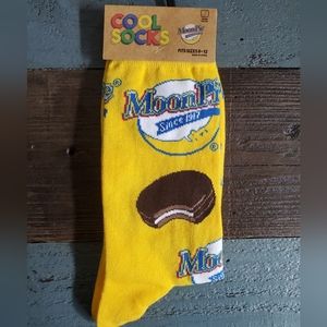 Moon Pie Novelty Socks
